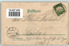 94405 W8380 Wildthurn , Kr Landau a d Isar 1902 Lithographie Schloss