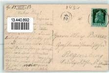 93488 W8491 Hiltersried 1913 - Kirche und Schule Handlung v. A. Reitinger