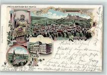 95326 W8650 Kulmbach 1900 Lithographie gute Erhaltung AK