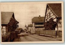 96484 W8638 Großwalbur - Dorfstraße Fachwerkhäuser Coburger Dorfbilder