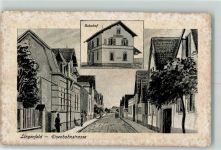 67360 W6722 Lingenfeld Karte beschädigt Bahnhof Eisenbahnstraße