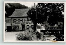77773 W7234 Schenkenzell Privatfoto AK Gasthaus Metzgerei Drei König Ort handschriftlich