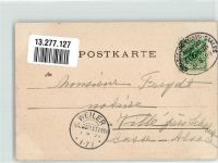 74350 Saint-Blaise 1899 - Bahnpost Strassburg Saales Zug 635 31.8.99 Gasthaus zum Bahnhof