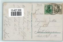 71063 W7032 Sindelfingen 1916 Gebrauchsspuren Langestraße Postamt mit Schulhaus Vaihinger Straße Rathaus Böblinger Straße