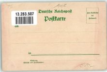 10115 W1000 Spandau 1896 Lithographie Berliner Gewerbe-Ausstellung 1896 Rathaus Fahnenträger
