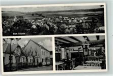 54585 W5531 Esch b Gerolstein - Gasthaus zur Krone Gastraum Kirche