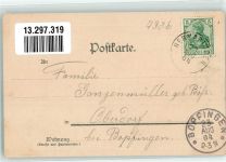 89522 W7920 Hürben 1904 Lithographie Charlotten- Höhle