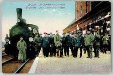 Brüssel Bruxelles - im Bahnhof von Schaerbeek Uniform