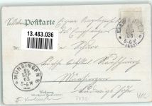 73479 W7090 Ellwangen Jagst 1903 Gebrauchsspuren Schönenberg Vorläufer