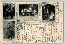 79400 W7842 Kandern 1898 - Scheffel Hebel s'Vrenele Schmelzofen Spinnerinnen