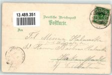 38350 W3330 Helmstedt - Universitätsgebäude Stadthaus Harbker Ruine Ktiegerdenkmal Litho