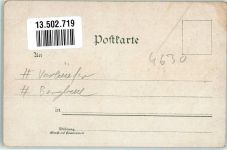 W4630 Bochum Glück auf! Bergmann Stollen Vorläufer Bergbau Lithographie