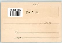 72555 W7430 Metzingen , Württ 1897 Lithographie Hotel Sprandel Weidekätzchen