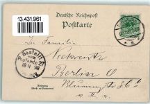 01705 O8210 Potschappel 1898 Lithographie Bahnhof Eisenbahn 0