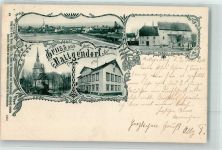 99625 O5231 Battgendorf 1905 - Gutsgebäude Töchter Pensionat Gasthaus zum Deutschen Kaiser