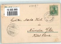 55767 W6581 Niederbrombach 1907 - Gasthaus Frühauf