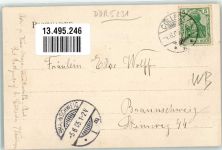 99625 O5231 Battgendorf 1905 - Gutsgebäude Töchter Pensionat Gasthaus zum Deutschen Kaiser