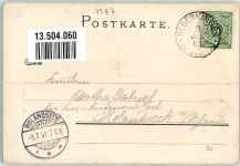 73337 W7347 Bad Überkingen 1901 - Dianabad Altes Rathaus Schwäb. Jura sign. K. Fuchs