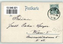 W8580 Bayreuth Nr. 12 Aus Bayreuth Zeichnung von W. Schulz Simplicissimus 1900