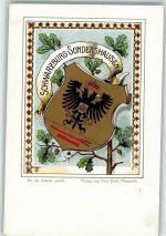 99706 O5400 Sondershausen , Thür Passepartout Stadtwappen