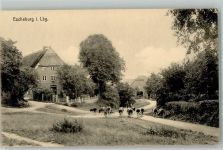 21039 W2050 Escheburg - Rinderauftrieb Rinderherde Bauer