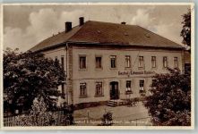 01477 O8101 Fischbach b Dresden Foto AK Gasthaus zum Erbgericht Fahrrad