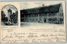 64673 W6144 Zwingenberg , Bergstr 1900 - Hotel-Weinhandlung zum Löwen Melibocus