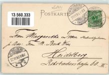 64673 W6144 Zwingenberg , Bergstr 1899 - Hotel-Weinhandlung zum Löwen Gartenwirtschaft