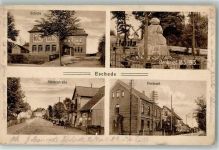 29348 W3106 Eschede - Marktstraße Denkmal 1813-1913 Postamt