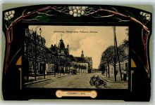 06869 O4522 Coswig , Anh 1910 Passepartout Breiteweg Kais. Postamt Schloss