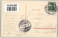 01477 O8101 Fischbach b Dresden 1906 - Gasthaus zum schwarzen Ross Bahnpost Dresden-Kohlfurt Zug 653