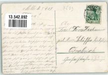 33829 W4807 Borgholzhausen 1909 Lithographie Burg Ravensberg Burgbrunnen Bergfried
