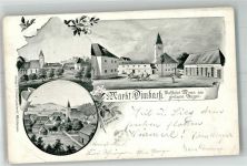4371 Dimbach 1901 Foto AK Kirche Wallfahrt Maria am grünen Anger