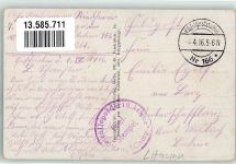 Wilna Vilnius 1916 Foto AK Feldpost WK I Nr. 166 Rekrutendepot 10.Armee 7.Komp. Straßenansicht