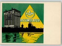 KAW Accumulator Batterie Werbung Auto BOAKC