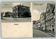 88512 W7947 Mengen , Württ - Bahnhof Gasthaus zum Rebstock