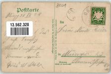 83119 W8201 Obing 1908 Lithographie Kriegerdenkmal Gasthaus zur Post Haus Schuhbeck Arzthaus