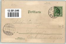 65510 W6270 Idstein 1896 Lithographie Schloss Baugewerkschule Verlag Ottmar Zieher-München