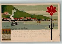 Gardone Riviera Jugendstil Lithographie Kunstgeschichte 1899 BOAKC
