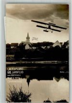 W7500 Karlsruhe , Baden Aeroplane ÜB.Landflug am Oberrhein 1911 Flugtag BOAKC