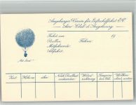 W8900 Augsburg , Bay Verein für Luftschifffahrt Aero Club Ballon BOAKC