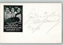 O8000 Dresden v. Moritz Weinholdt 1899 Kunstausstellung BOAKC