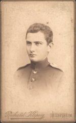 W3200 Hildesheim Photograph Richard Klepsig Uniform CDV