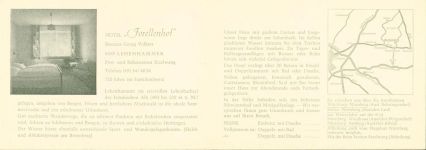 92268 W8459 Lehenhammer KEINE AK Hotel Forellenhof Innen-und Aussenansicht Klappkarte