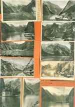 83471 W8240 Königssee b Berchtesgaden Lot mit 35 AK Musterkarten Original aus Metzarchiv Bestellvorgänge und Auflagenzahlen