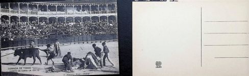 Lot mit 9 AK Stierkampf Kleinposten bis 20