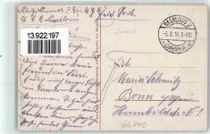 66740 W6630 Saarlouis 1916 Lithographie Gymnasium mit Hohenzollern Ring Kind mit Rad