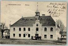 Rothenburg Czerwiensk 1910 Foto AK Rathaus Gasthaus Ratskeller