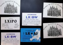 Lot mit 8 AK und 10 Karten eins mehrfach Qsl-Karte Künstlerkarte