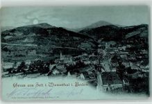 79669 W7863 Zell im Wiesental 1898 Mondschein